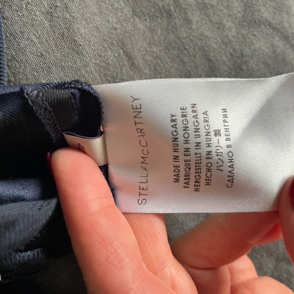 Stella McCartney Blue/Black tuxedo pants - Picture 5 of 9